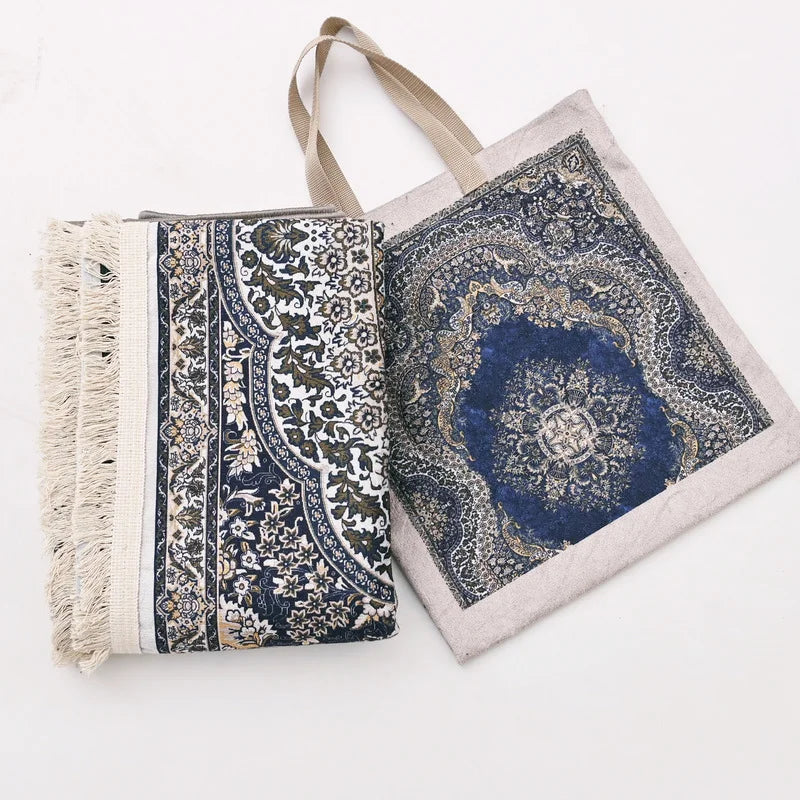 Kashany Blue Foldable Rug