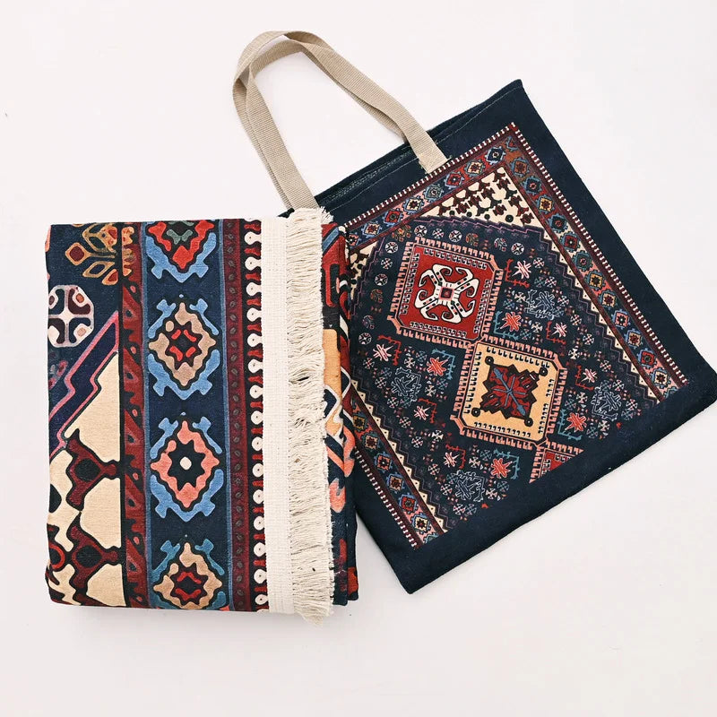 Persian Inspired Style Foldable Rug