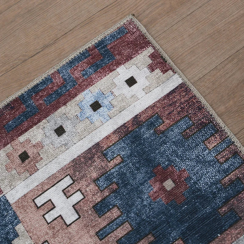Wecon Patchwork Chenille Cotton Rug