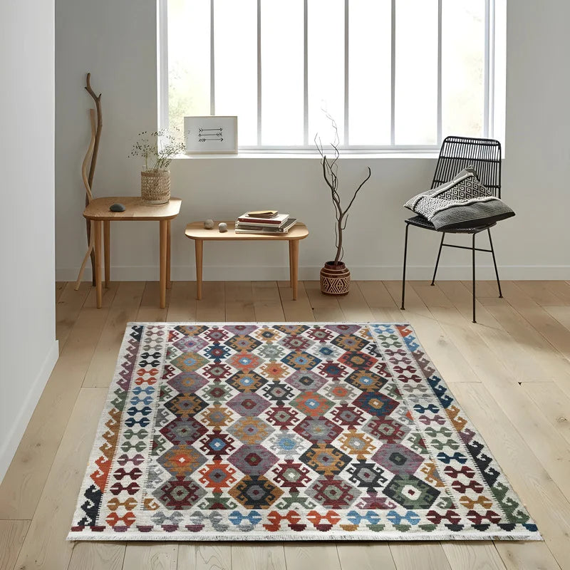 Afghan Printed Kilim Area Rug