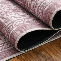 The Dusty Rose Medallion Chenille Rug