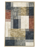 Serene Patchwork Chenille Rug