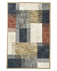 Serene Patchwork Chenille Rug