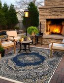 Kashany Blue Foldable Rug