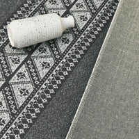 Intarsia Border Washable Premium Rug