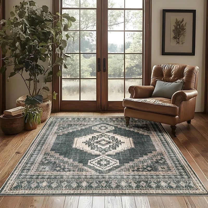 The Emerald Diamond Rug